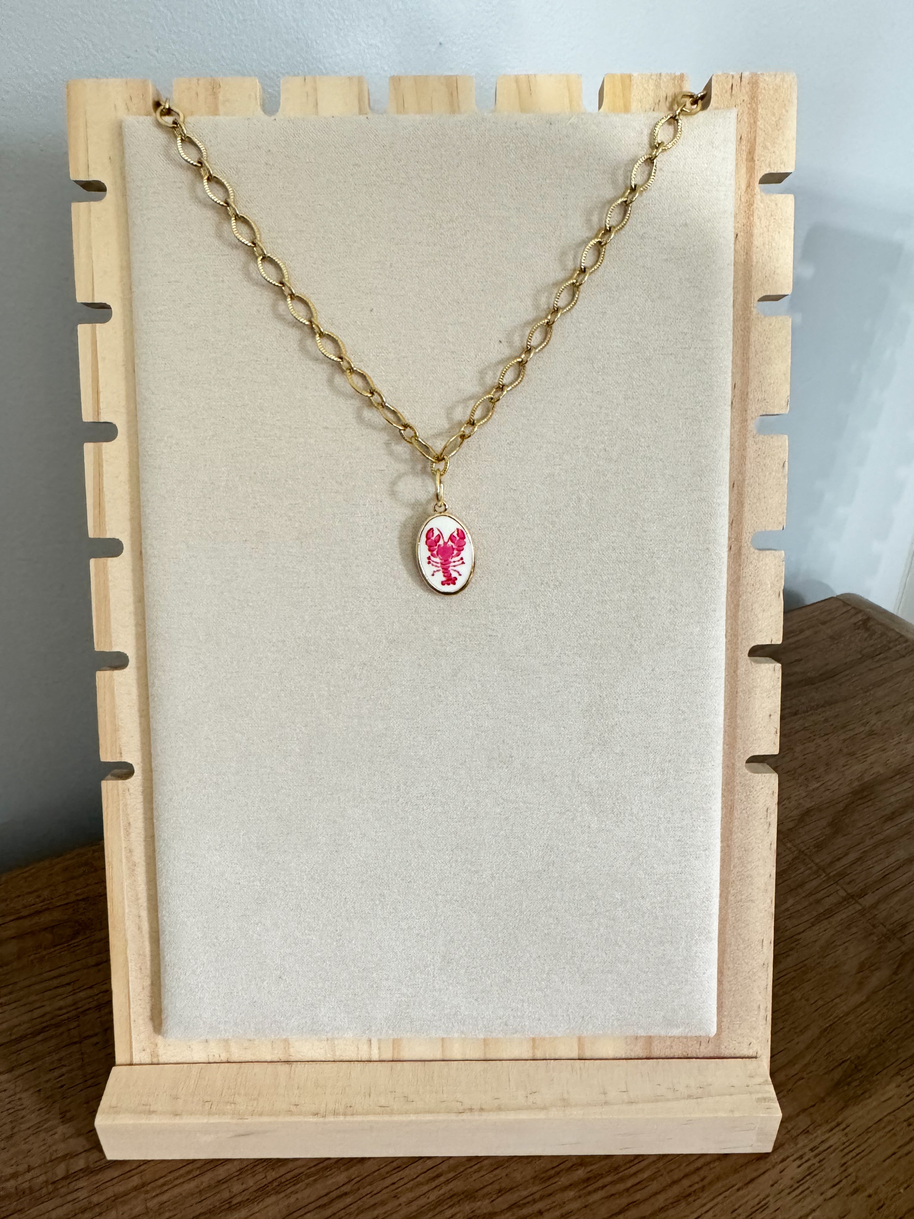 Coastal Lobster Necklace
