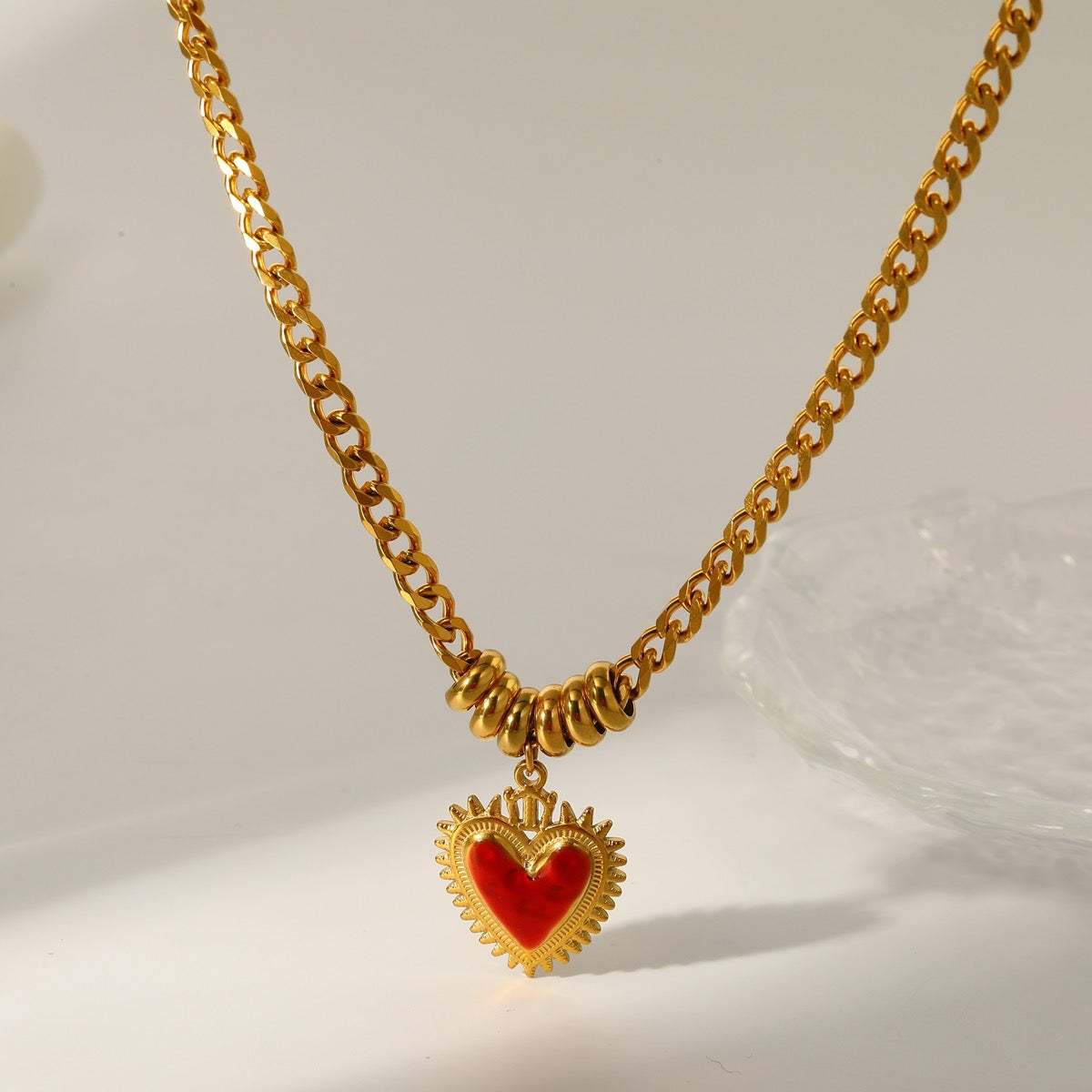Crimson Heart Necklace
